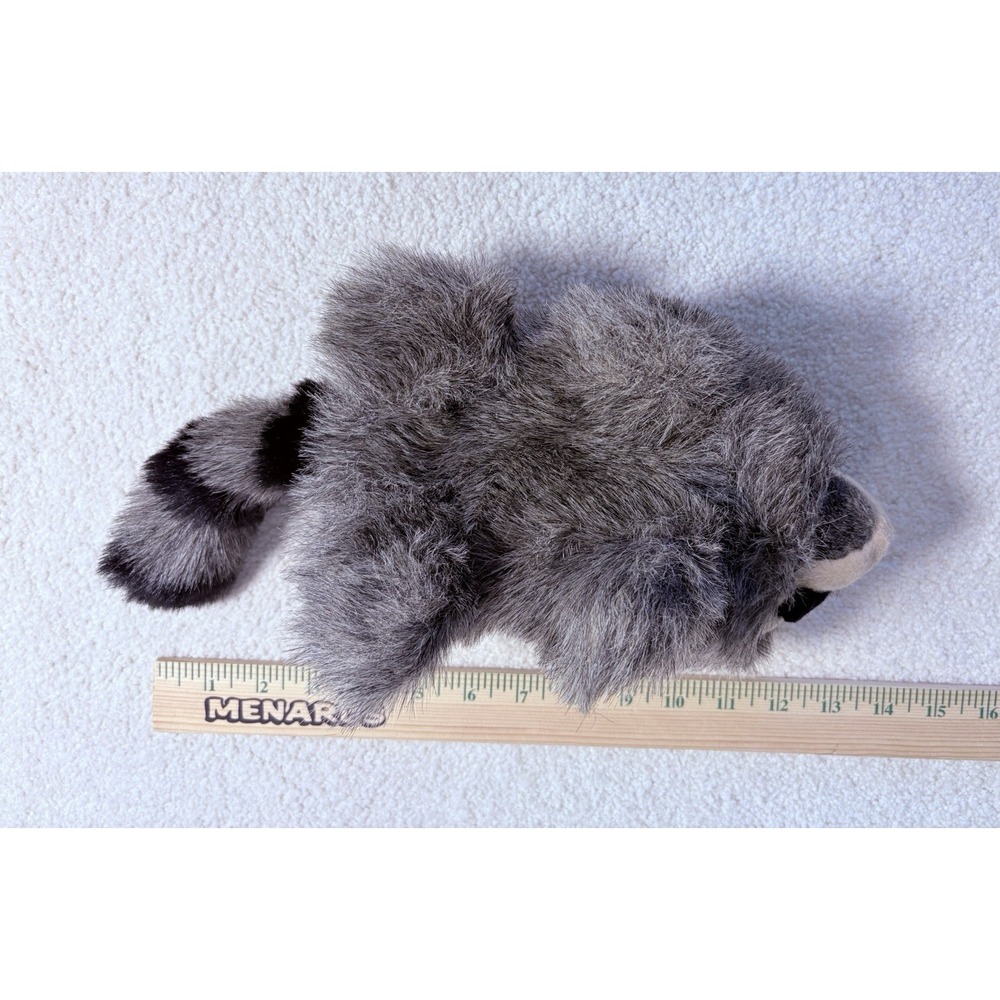 Folkmanis Baby Raccoon Hand Puppet 10" Realistic Plush Stuffed Animal Toy - Picture 3 of 5